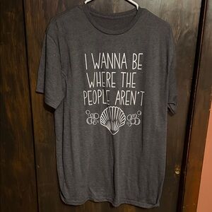 Charcoal Graphic Tee with Fun Print